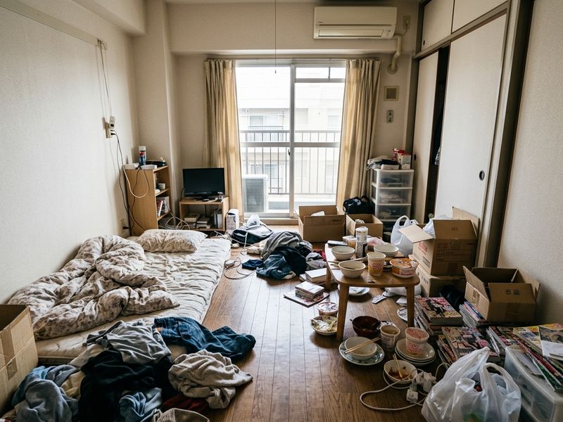片付け前のイメージ
